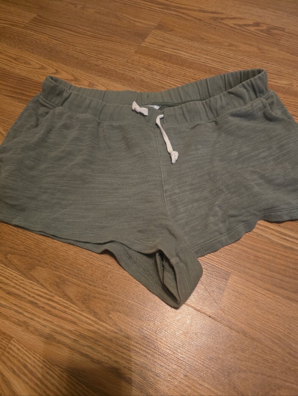J. Crew Olive Green Knit Drawstring Athletic Shorts